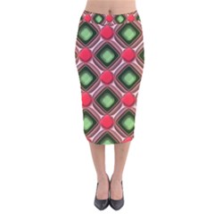 Gem Texture A Completely Seamless Tile Able Background Design Velvet Midi Pencil Skirt