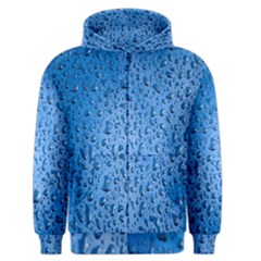 Water Drops On Car Men s Zipper Hoodie by Nexatart