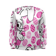 Easter Bunny  Women s Sweatshirt by Valentinaart