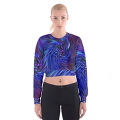 Stylish Twirl Cropped Sweatshirt by Nexatart