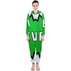 New Icon Sign Hooded Jumpsuit (ladies)  by Mariart