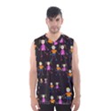 Kids Tile A Fun Cartoon Happy Kids Tiling Pattern Men s Basketball Tank Top View1