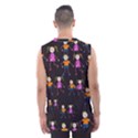 Kids Tile A Fun Cartoon Happy Kids Tiling Pattern Men s Basketball Tank Top View2