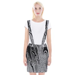 Abstract Swirling Pattern Background Wallpaper Suspender Skirt