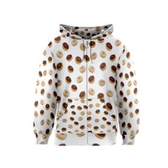 Donuts Pattern Kids  Zipper Hoodie