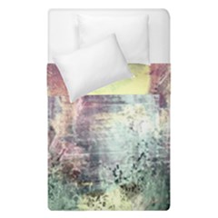 Frosty Pale Moon Duvet Cover Double Side (single Size) by digitaldivadesigns