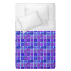 Background Mosaic Purple Blue Duvet Cover (single Size)