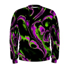 Glowing Fractal B Men s Sweatshirt by Fractalworld