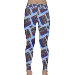 Abstract Pattern Seamless Artwork Classic Yoga Leggings by Nexatart