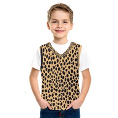 Cheetah Skin Spor Polka Dot Brown Black Dalmantion Kids  Sportswear by Mariart