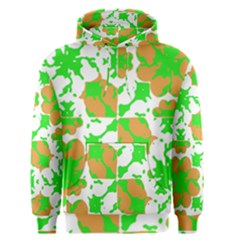 Graphic Floral Seamless Pattern Mosaic Men s Pullover Hoodie by dflcprintsclothing