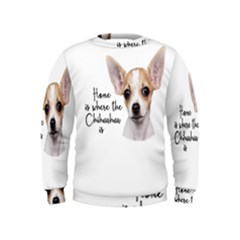 Chihuahua Kids  Sweatshirt by Valentinaart