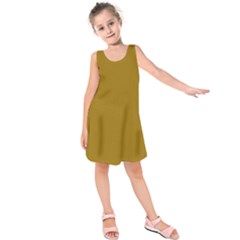 Fleet Yellow Kids  Sleeveless Dress by NoctemClothing