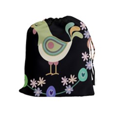 Easter Drawstring Pouches (extra Large) by Valentinaart