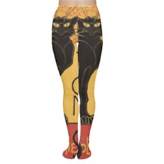 Black Cat Women s Tights by Valentinaart