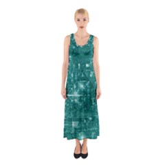 /r/place Emerald Sleeveless Maxi Dress by rplace