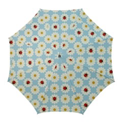 Ladybugs Pattern Golf Umbrellas by linceazul