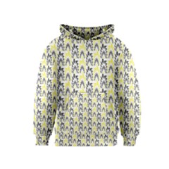 Tricolored Geometric Pattern Kids  Pullover Hoodie by linceazul