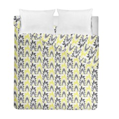 Tricolored Geometric Pattern Duvet Cover Double Side (full/ Double Size) by linceazul