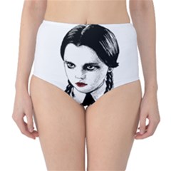 Wednesday Addams High-waist Bikini Bottoms by Valentinaart