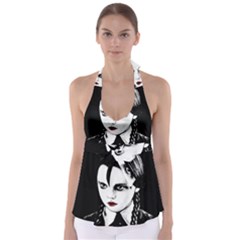 Wednesday Addams Babydoll Tankini Top by Valentinaart