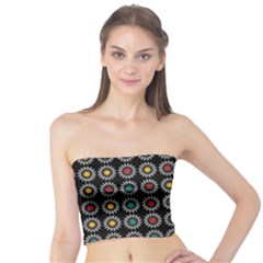 White Daisies Pattern Tube Top by linceazul