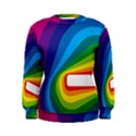 Circle Rainbow Color Hole Rasta Waves Women s Sweatshirt View1