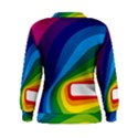 Circle Rainbow Color Hole Rasta Waves Women s Sweatshirt View2