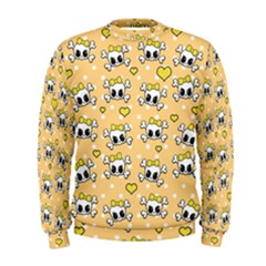 Cute Skull Men s Sweatshirt by Valentinaart