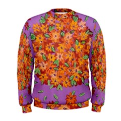 Floral Sphere Men s Sweatshirt by dawnsiegler