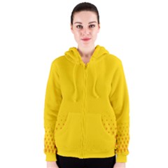 Yellow Star Light Space Women s Zipper Hoodie by Mariart