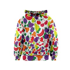 Fruite Watermelon Kids  Zipper Hoodie by Mariart