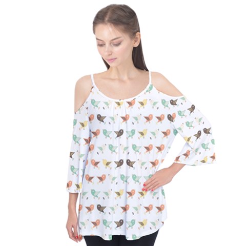 Assorted Birds Pattern Flutter Tees by linceazul