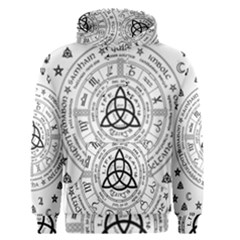 Witchcraft Symbols  Men s Pullover Hoodie by Valentinaart