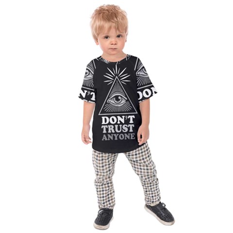 Illuminati Kids  Raglan Tee by Valentinaart