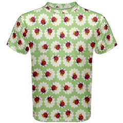 Ladybugs Pattern Men s Cotton Tee by linceazul