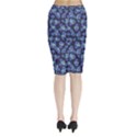 Autumn Leaves Motif Pattern Midi Wrap Pencil Skirt View2