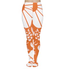 Chinese Zodiac Horoscope Zhen Icon Star Orangechicken Women s Tights by Mariart