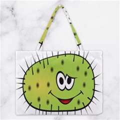 Thorn Face Mask Animals Monster Green Polka Medium Tote Bag by Mariart