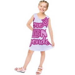 Love Knows No Gender Kids  Tunic Dress by Valentinaart