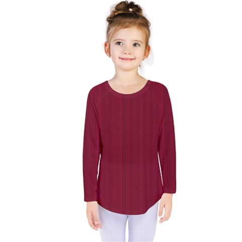 Lines Pattern Kids  Long Sleeve Tee by Valentinaart