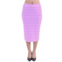 Lines pattern Velvet Midi Pencil Skirt View1