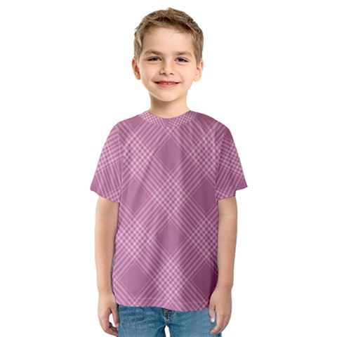 Zigzag Pattern Kids  Sport Mesh Tee by Valentinaart