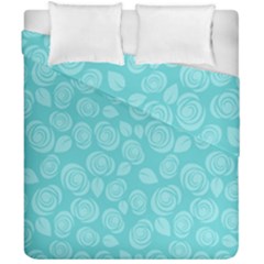 Floral Pattern Duvet Cover Double Side (california King Size)