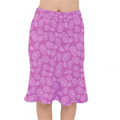 Floral Pattern Mermaid Skirt