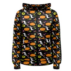 Ghost Pumkin Craft Halloween Hearts Women s Pullover Hoodie by Mariart