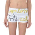 Lemon Animals Cat Orange Reversible Bikini Bottoms View1