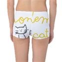 Lemon Animals Cat Orange Reversible Bikini Bottoms View2