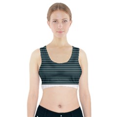 Lines Pattern Sports Bra With Pocket