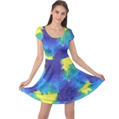 Mulberry Paper Gift Moon Star Cap Sleeve Dresses by Mariart